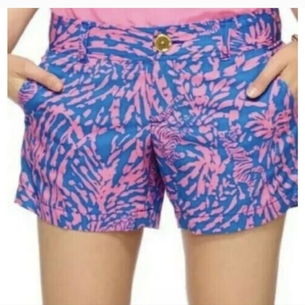 Lilly Pulitzer Rollin In The Grass Callahan Shorts Size 8